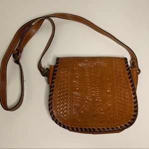 Patricia Nash leather embossed crossbody